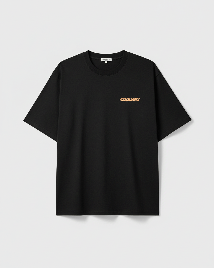 Camiseta negra icónica
