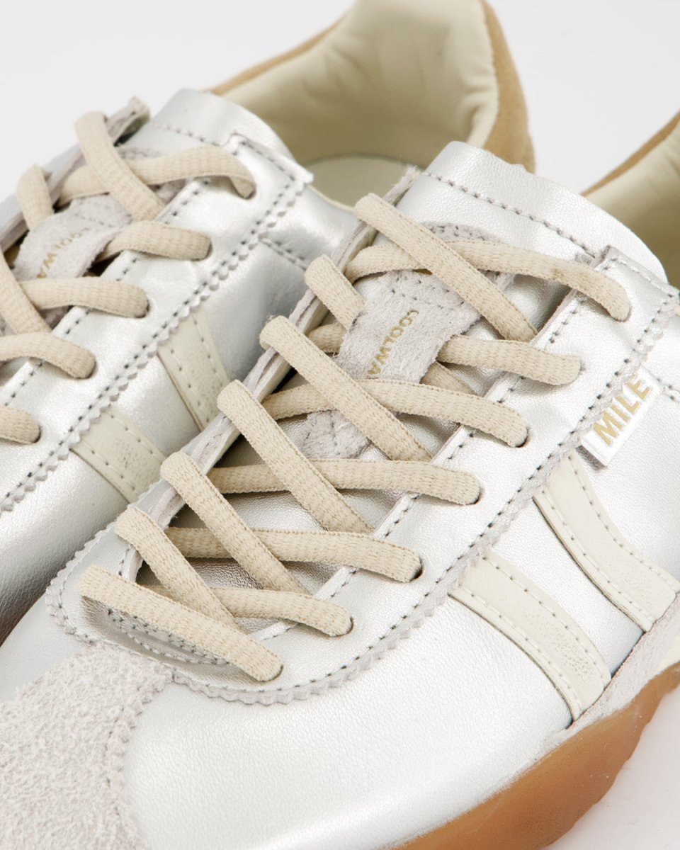 Mile Silver Leather