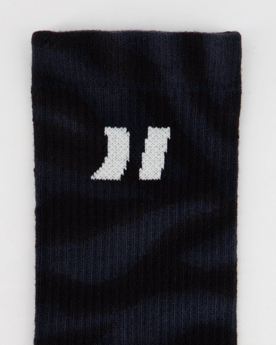 Zebra Black Socks