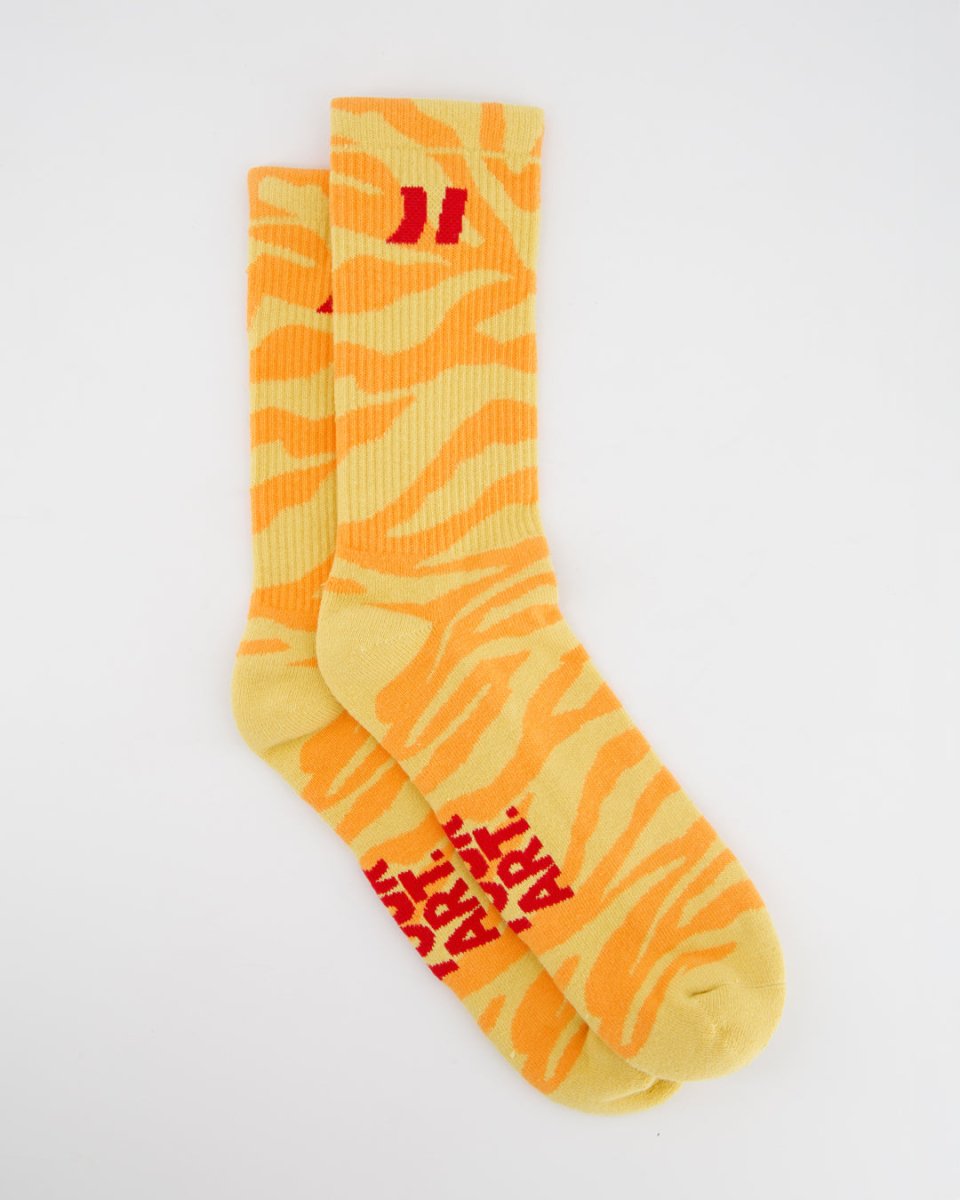 Zebra Yellow Socks