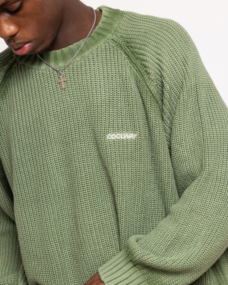 Green Knit Sweater