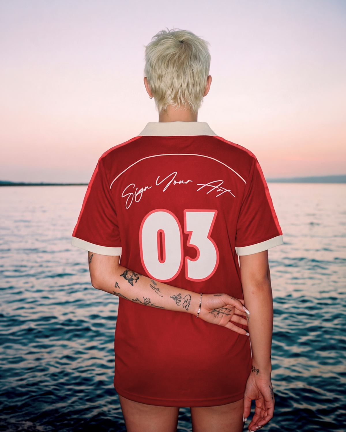 Hot Cherry Football Tee