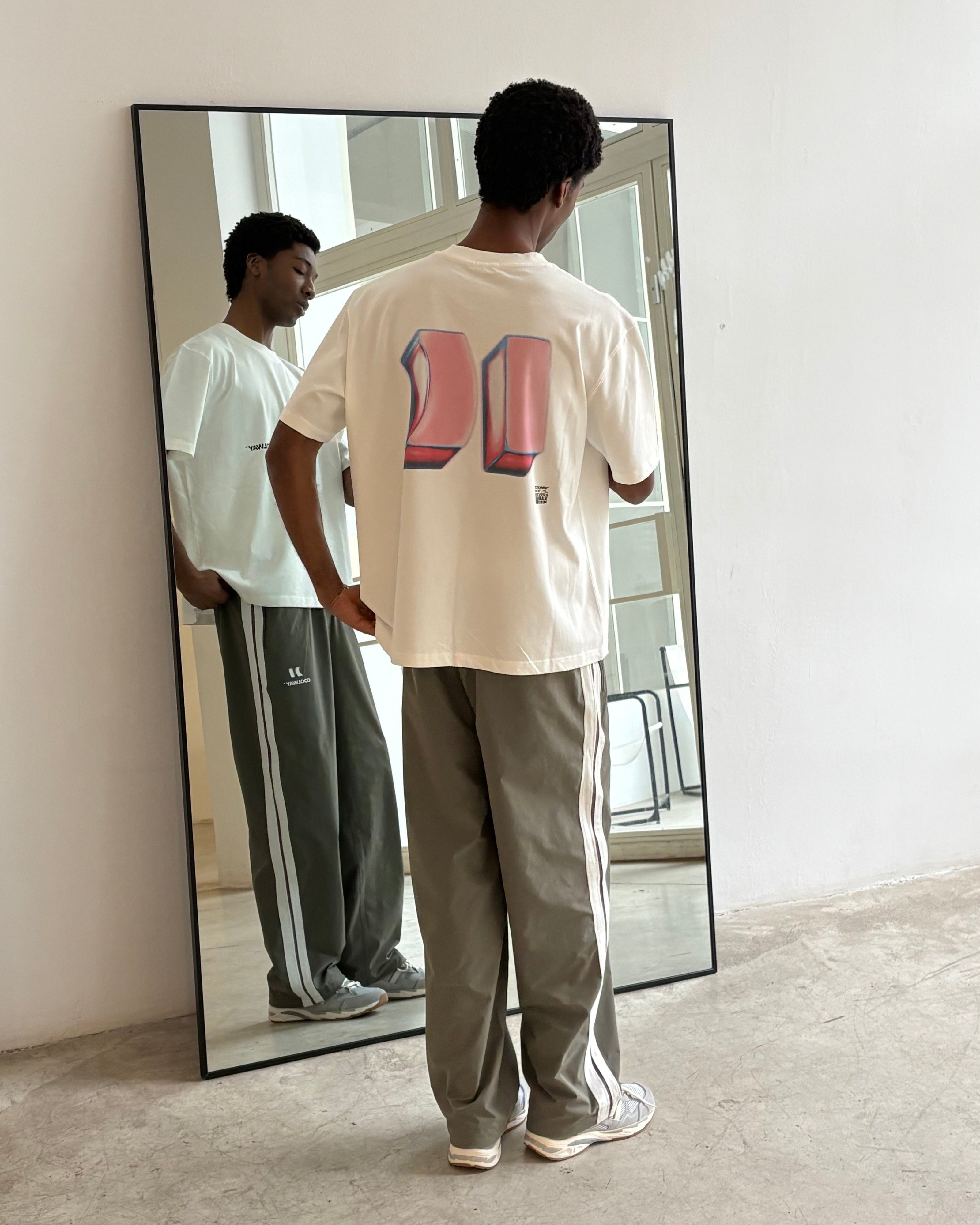 Dual White T-Shirt