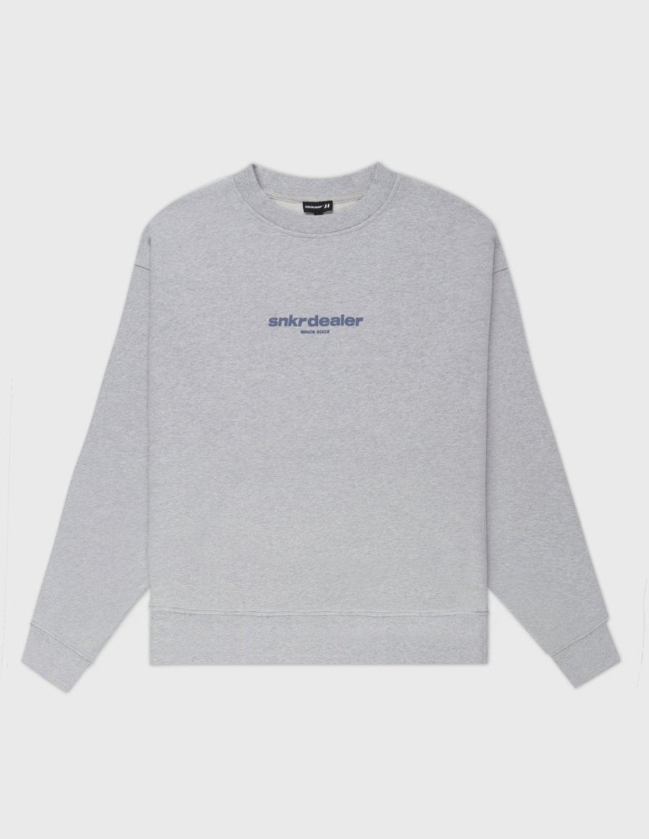 Straight Grey Crewneck