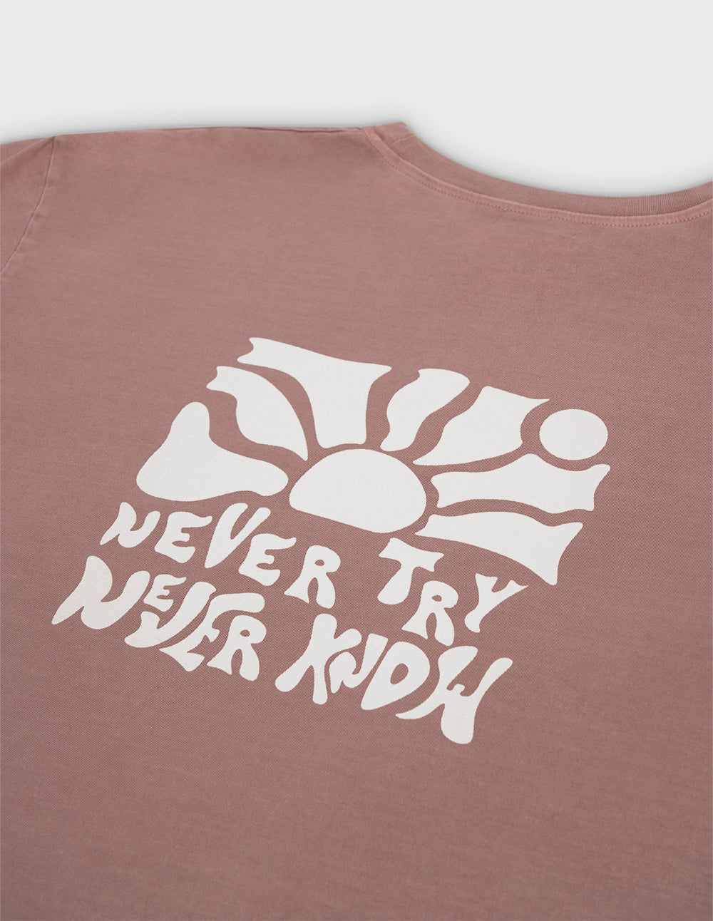 NEVER TRY CORAL CAMISETA