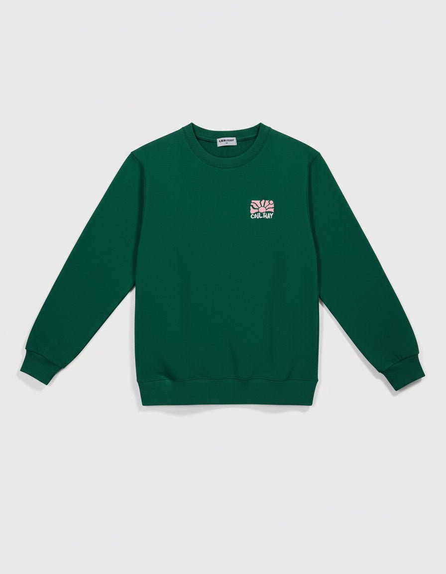 Never Hood Green Hoodie