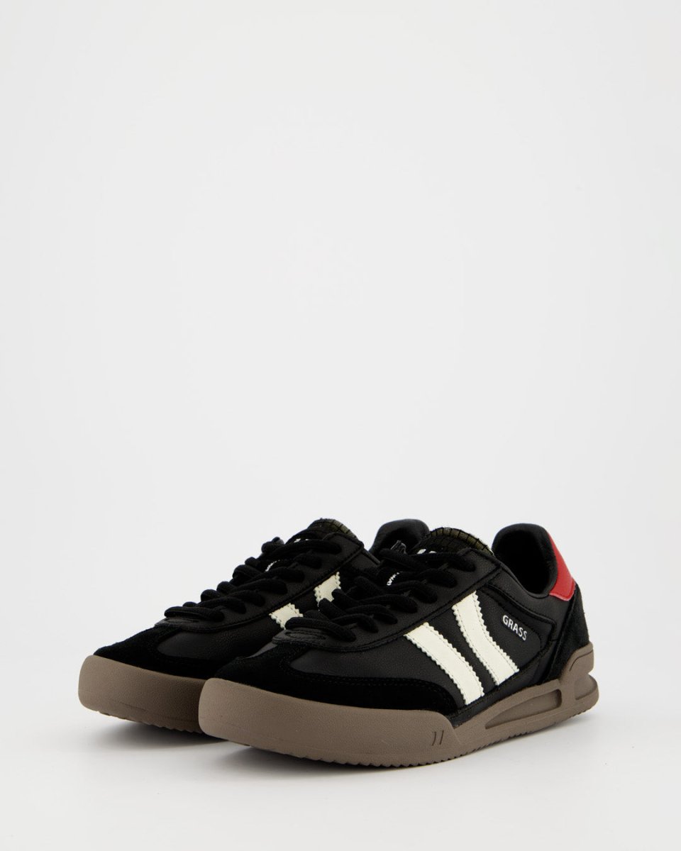 Grass Black Leather