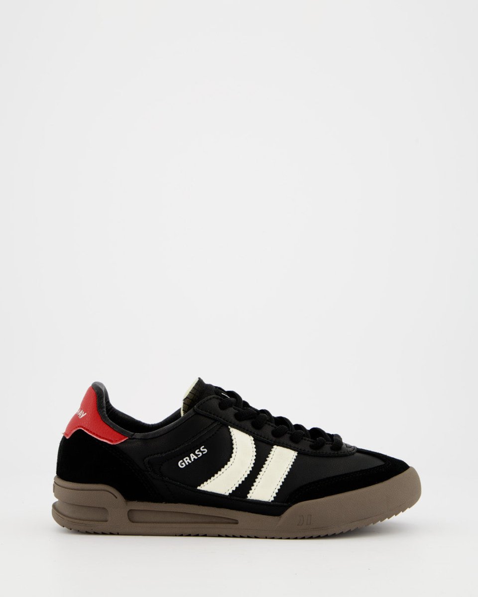 Grass Black Leather