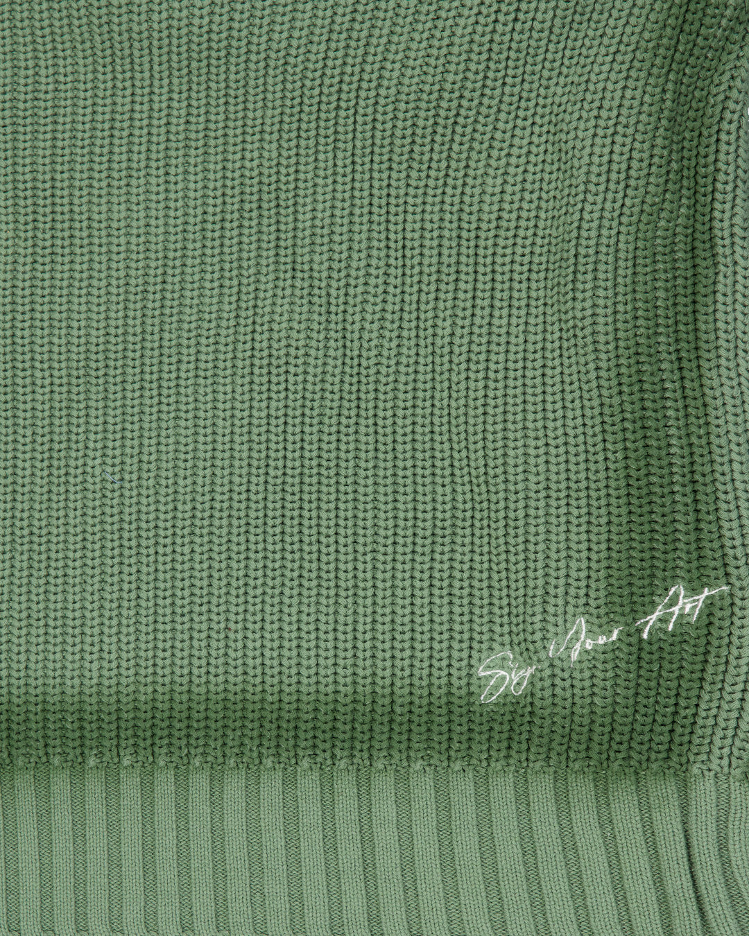 Green Knit Sweater