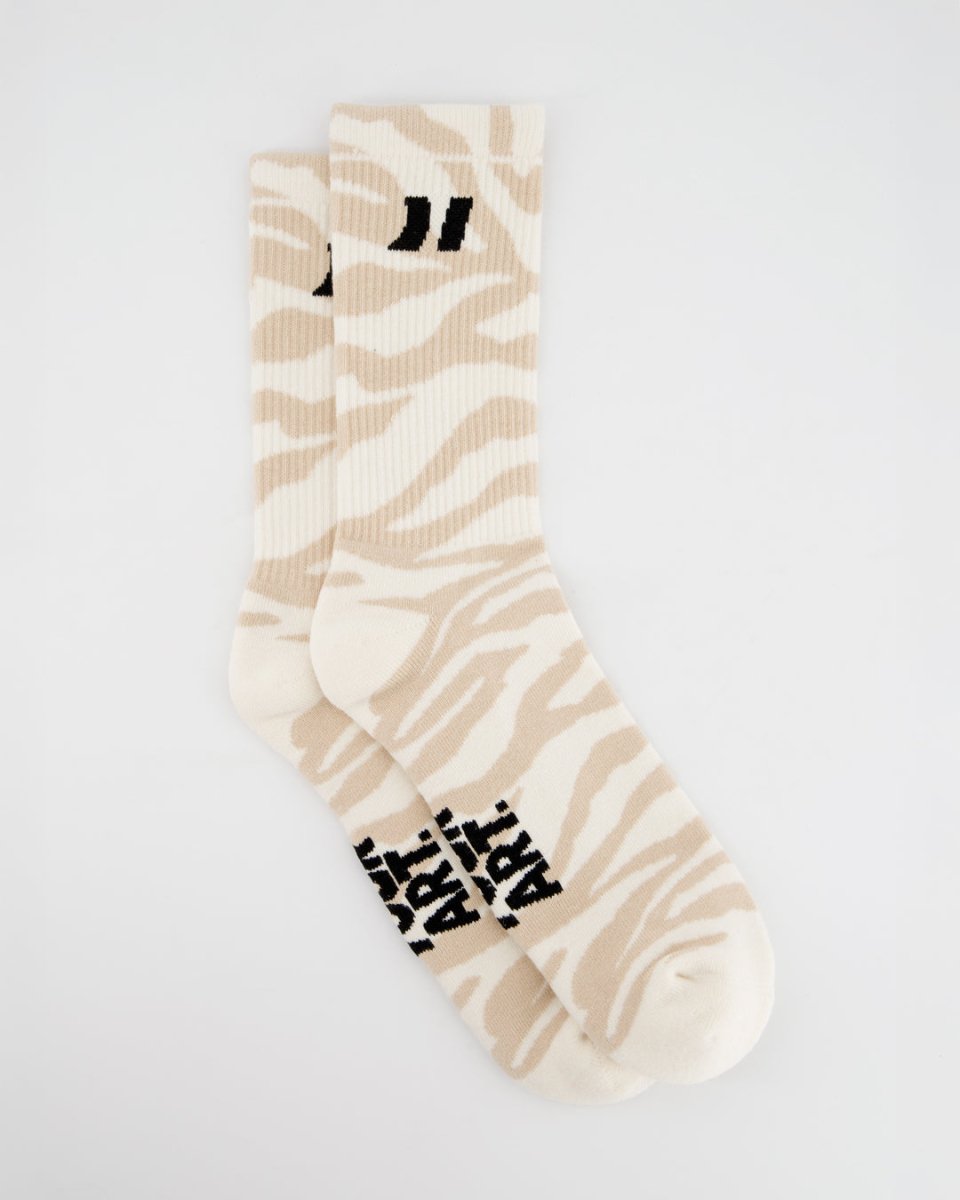Zebra White Socks
