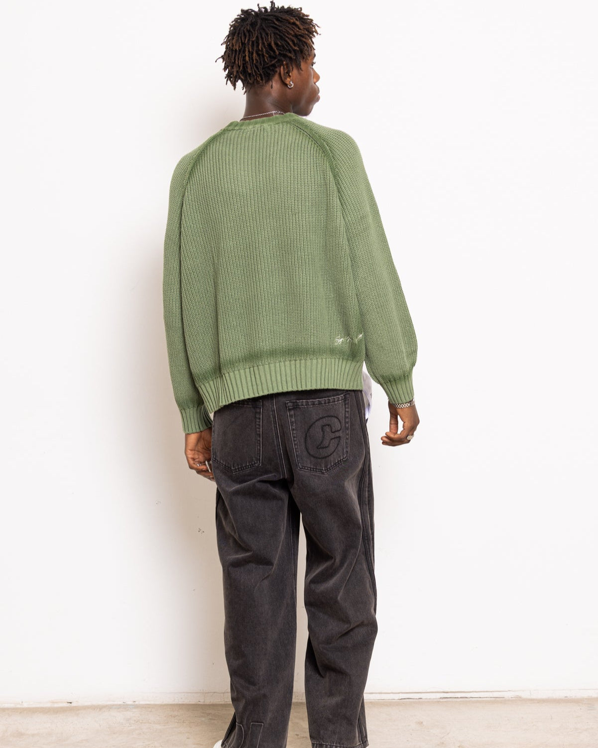 Green Knit Sweater