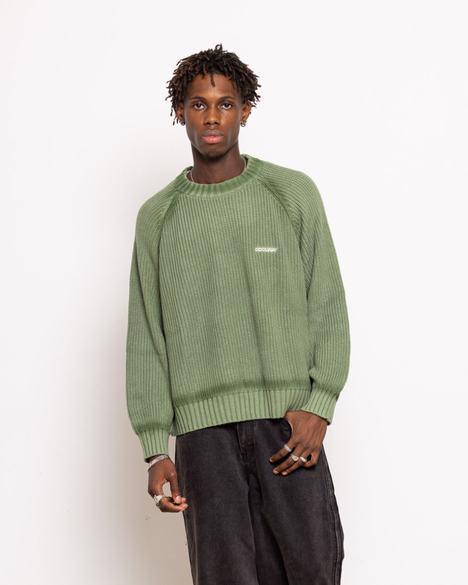 Green Knit Sweater