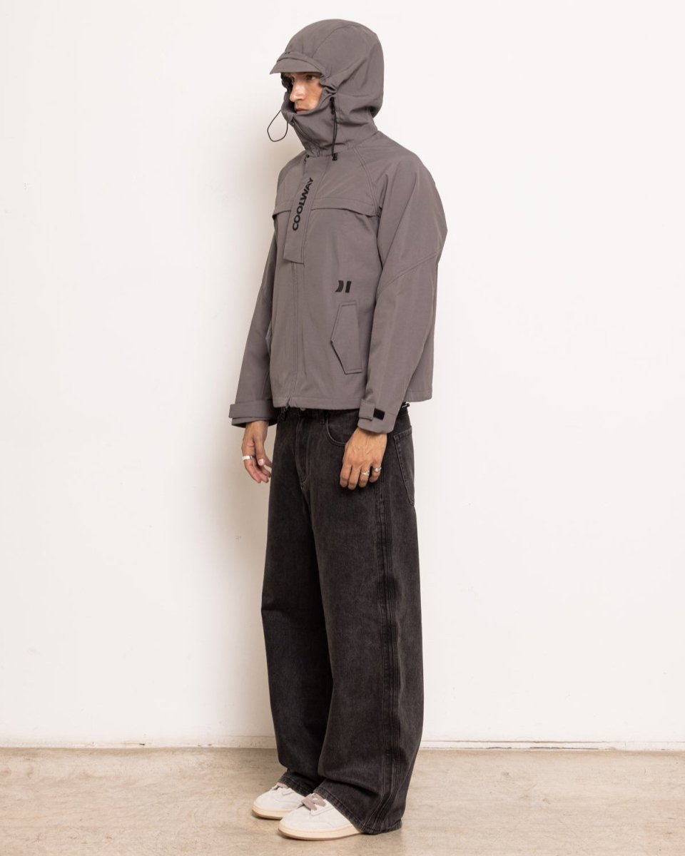 Storm Grey Windbreaker
