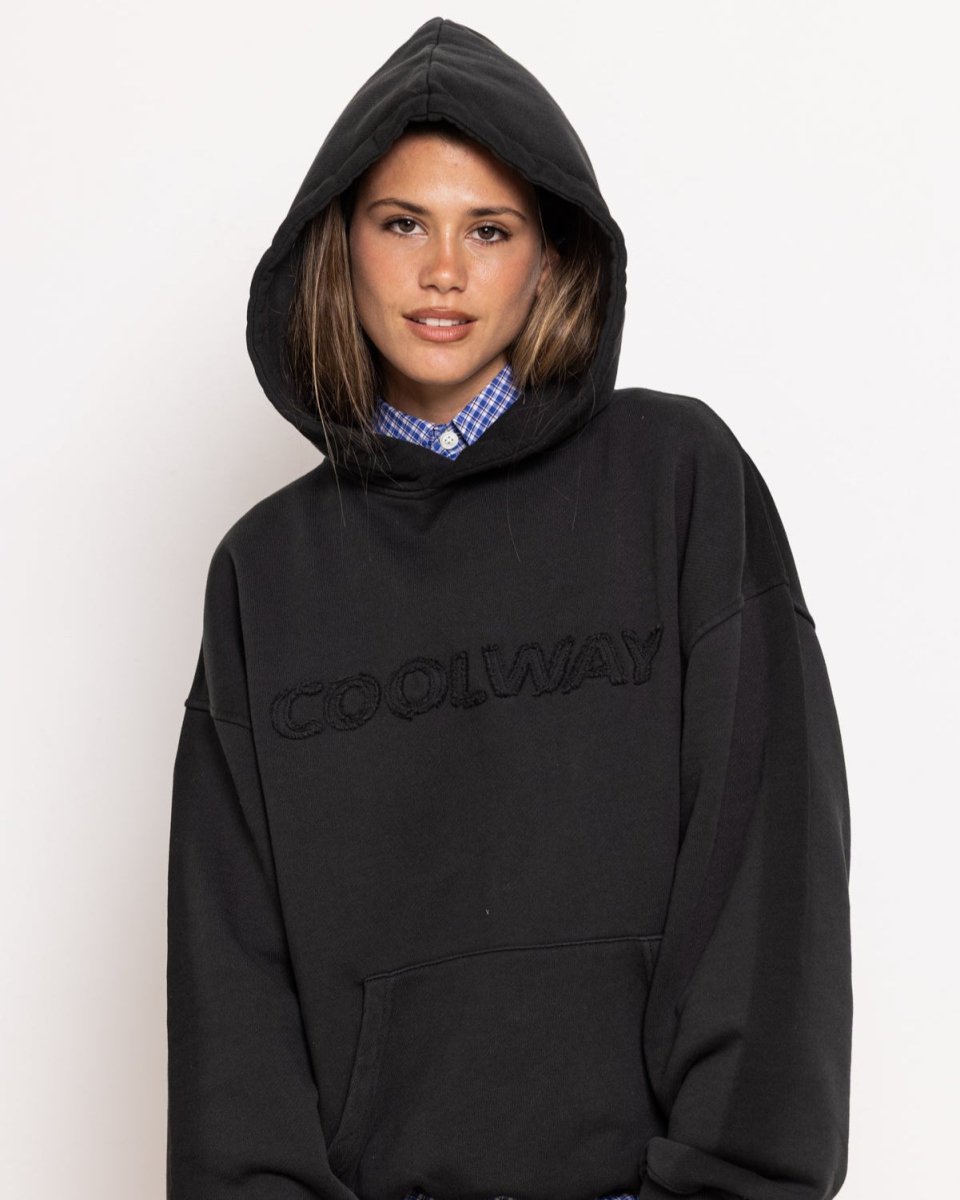 Washed Black Hoodie