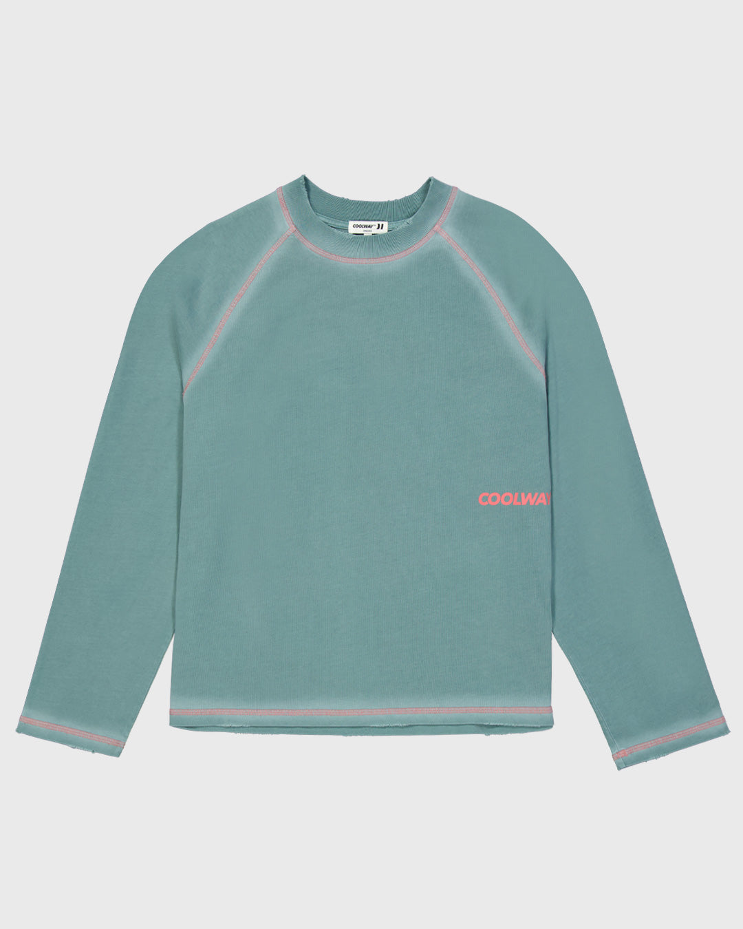 Split Aqua Long Sleeve