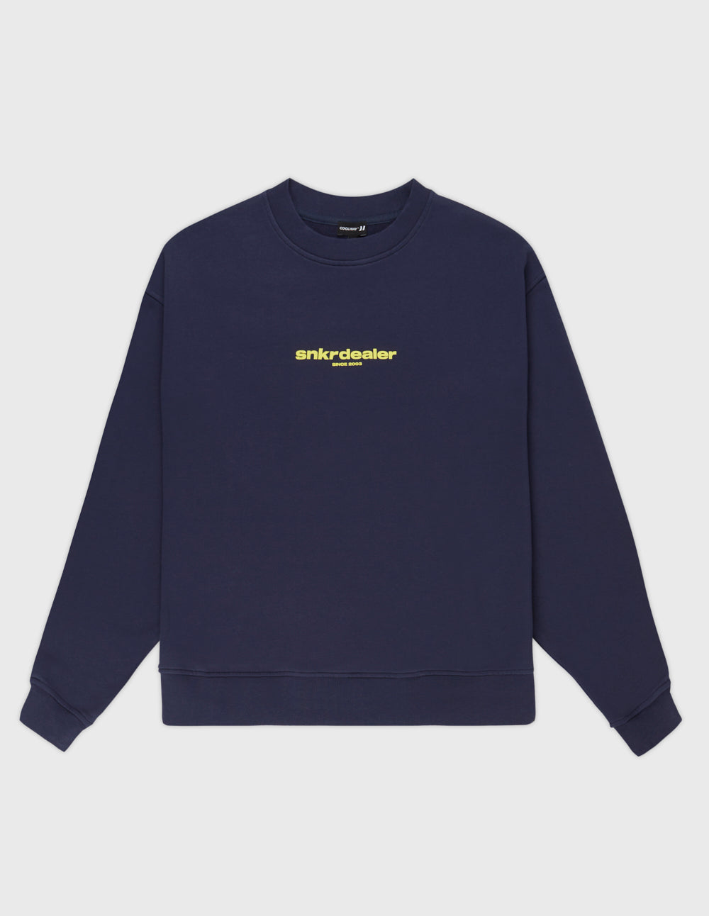 STRAIGHT NAVY CREWNECK