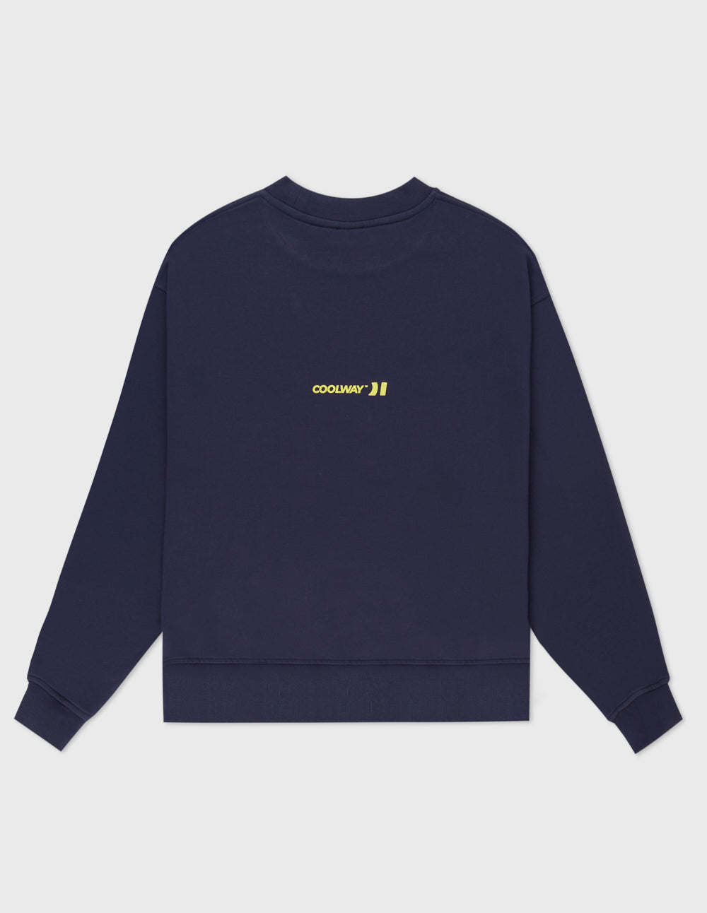 STRAIGHT NAVY CREWNECK