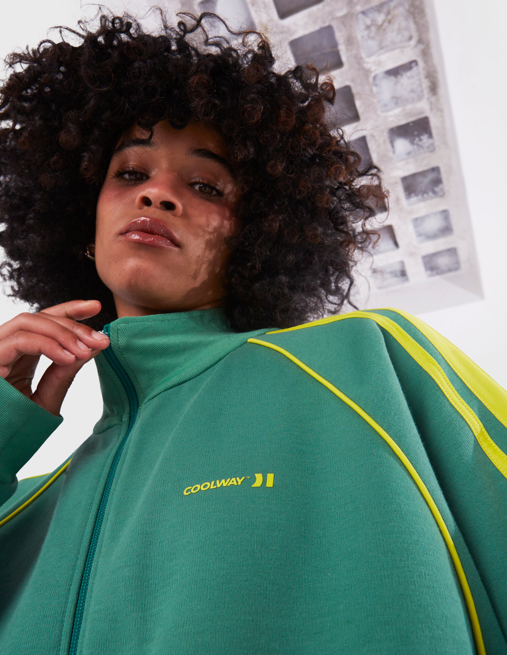 BRAZIL GREEN TRACK-JACKET