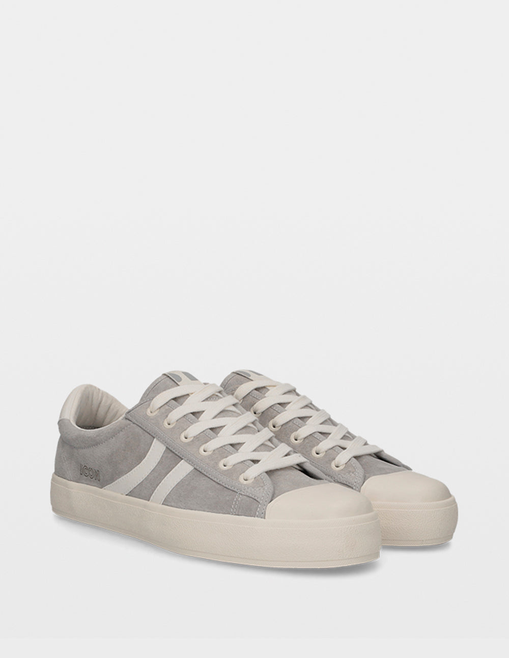 ICON-ONE GREY LEATHER MUJER