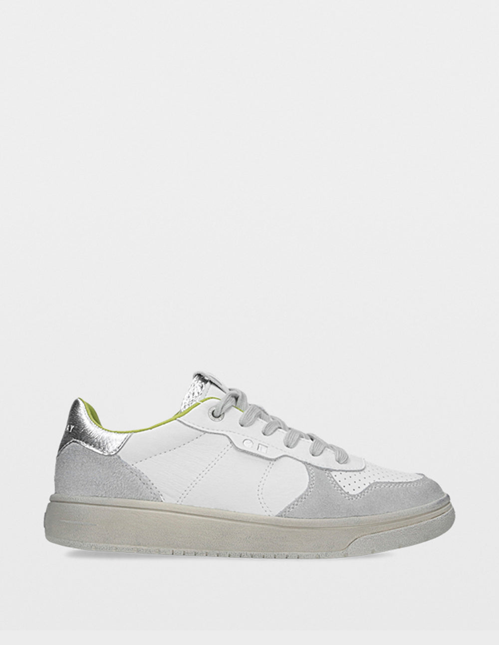 PRIMENOW WHITE SILVER LEATHER MUJER